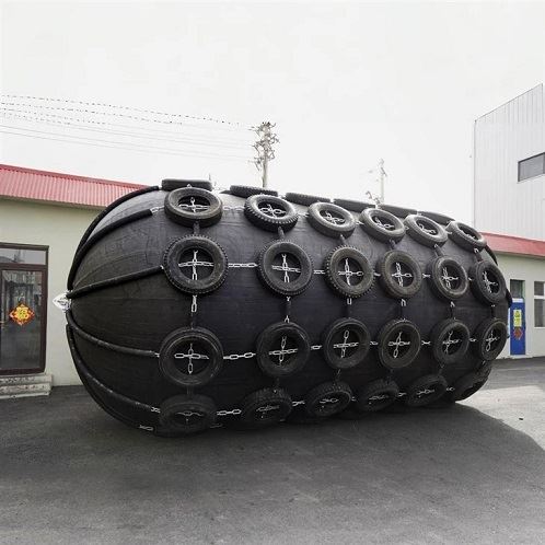 頑丈なリブ型空気圧ゴムフェンダー